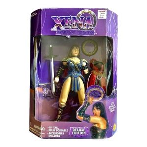 NIB- Vintage 1996 10" Xena Warrior Princess Deluxe Edition Doll Action F…